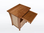 River Rushes Nightstand with Laptop Pull-Out