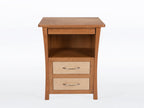 River Rushes Nightstand with Laptop Pull-Out