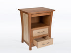 River Rushes Nightstand with Laptop Pull-Out