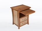 River Rushes Nightstand with Laptop Pull-Out