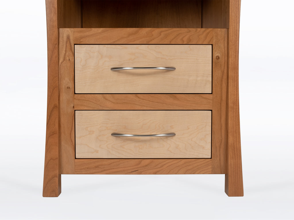 River Rushes Nightstand with Laptop Pull-Out