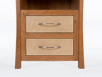 River Rushes Nightstand with Laptop Pull-Out