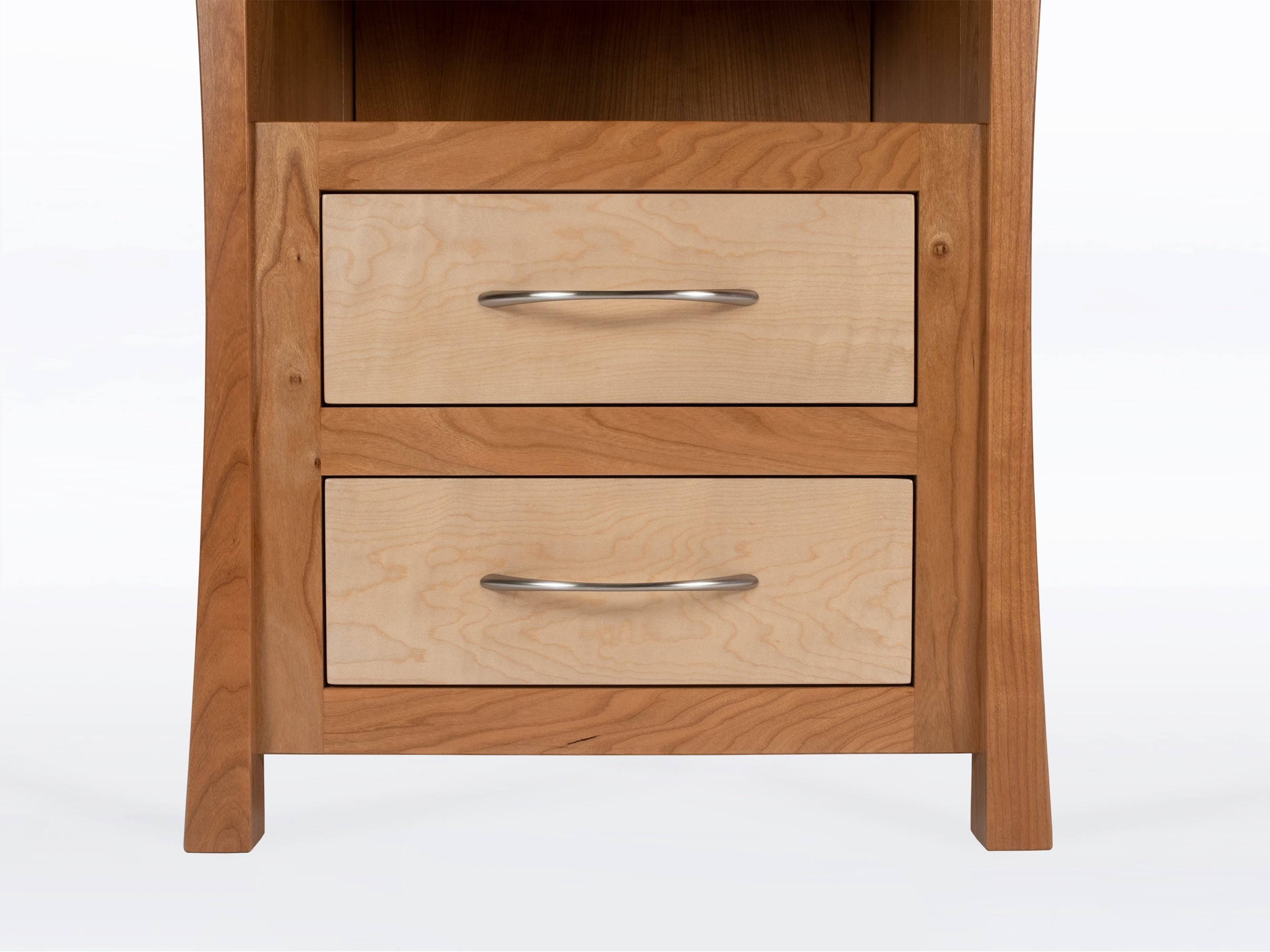 River Rushes Nightstand with Laptop Pull-Out
