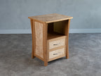 River Rushes Nightstand - Quilted Maple Edition