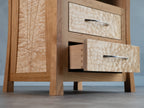 River Rushes Nightstand - Quilted Maple Edition