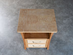 River Rushes Nightstand - Quilted Maple Edition