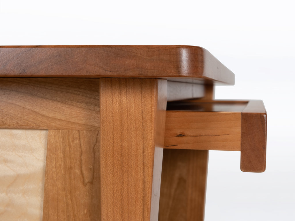 River Rushes Nightstand with Laptop Pull-Out