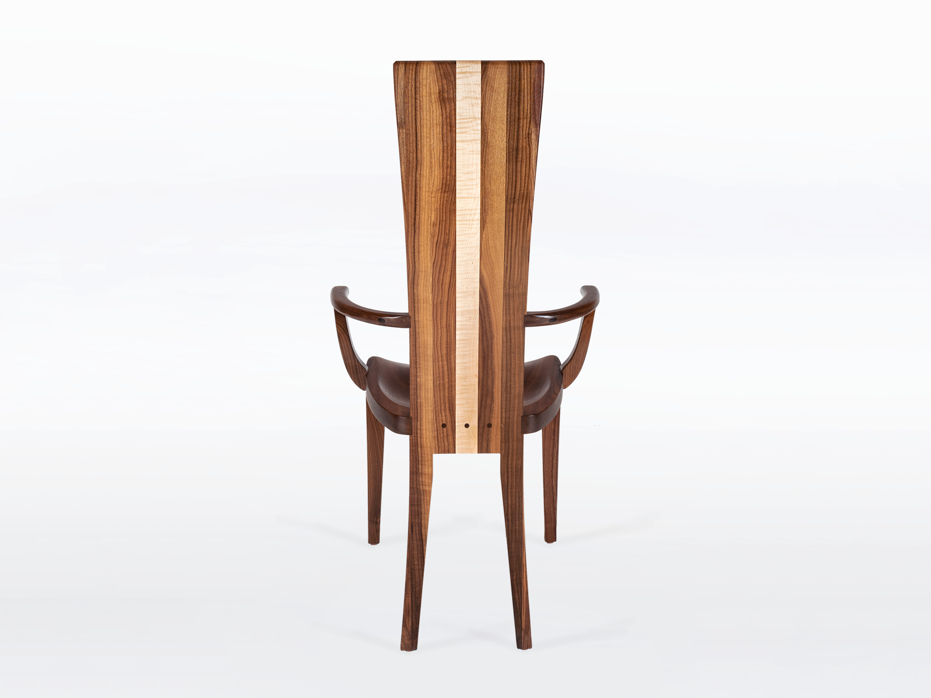 Gazelle High Back Armchair with Stripe