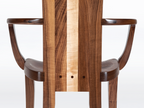 Gazelle High Back Armchair with Stripe