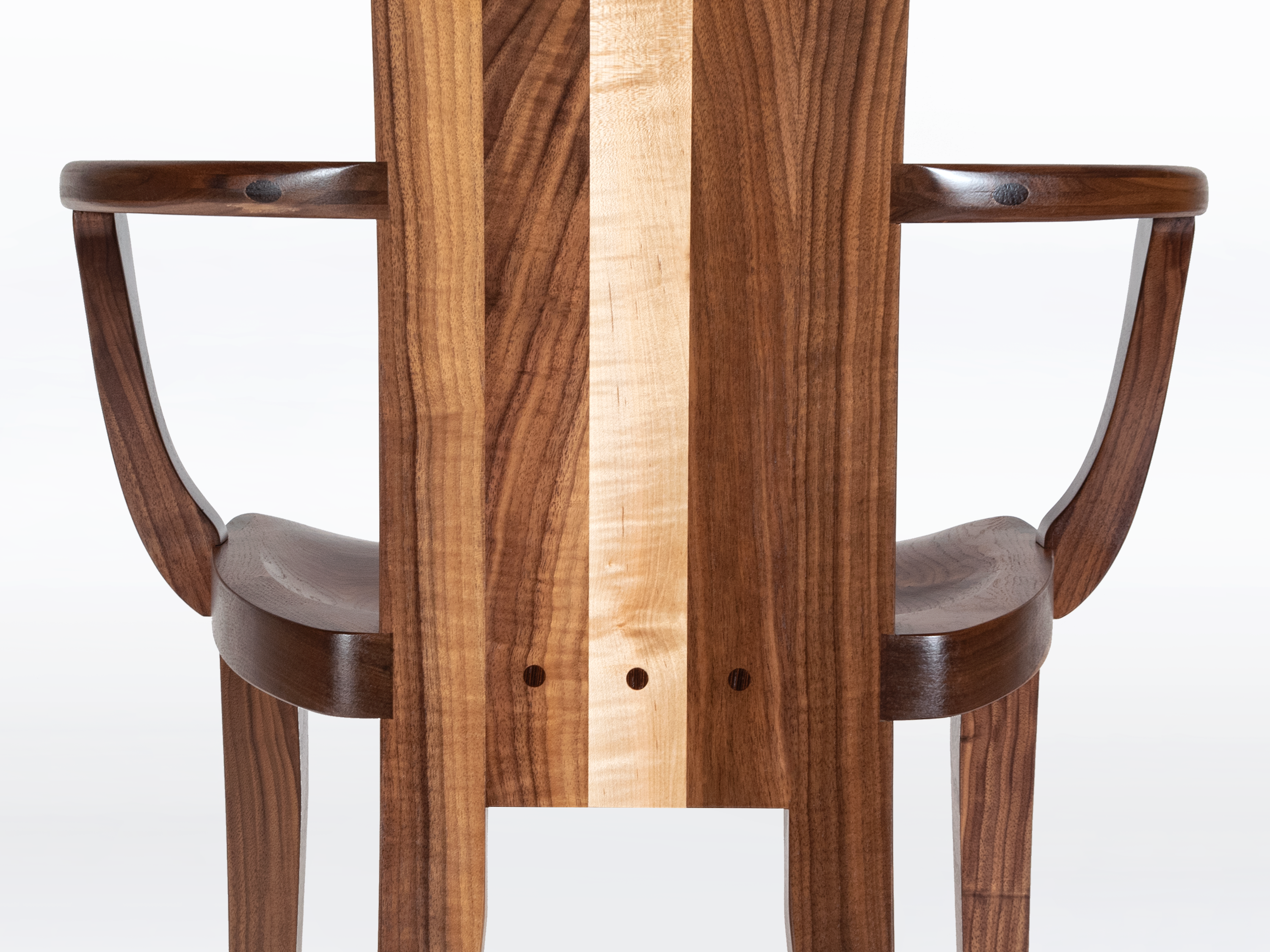 Gazelle High Back Armchair with Stripe