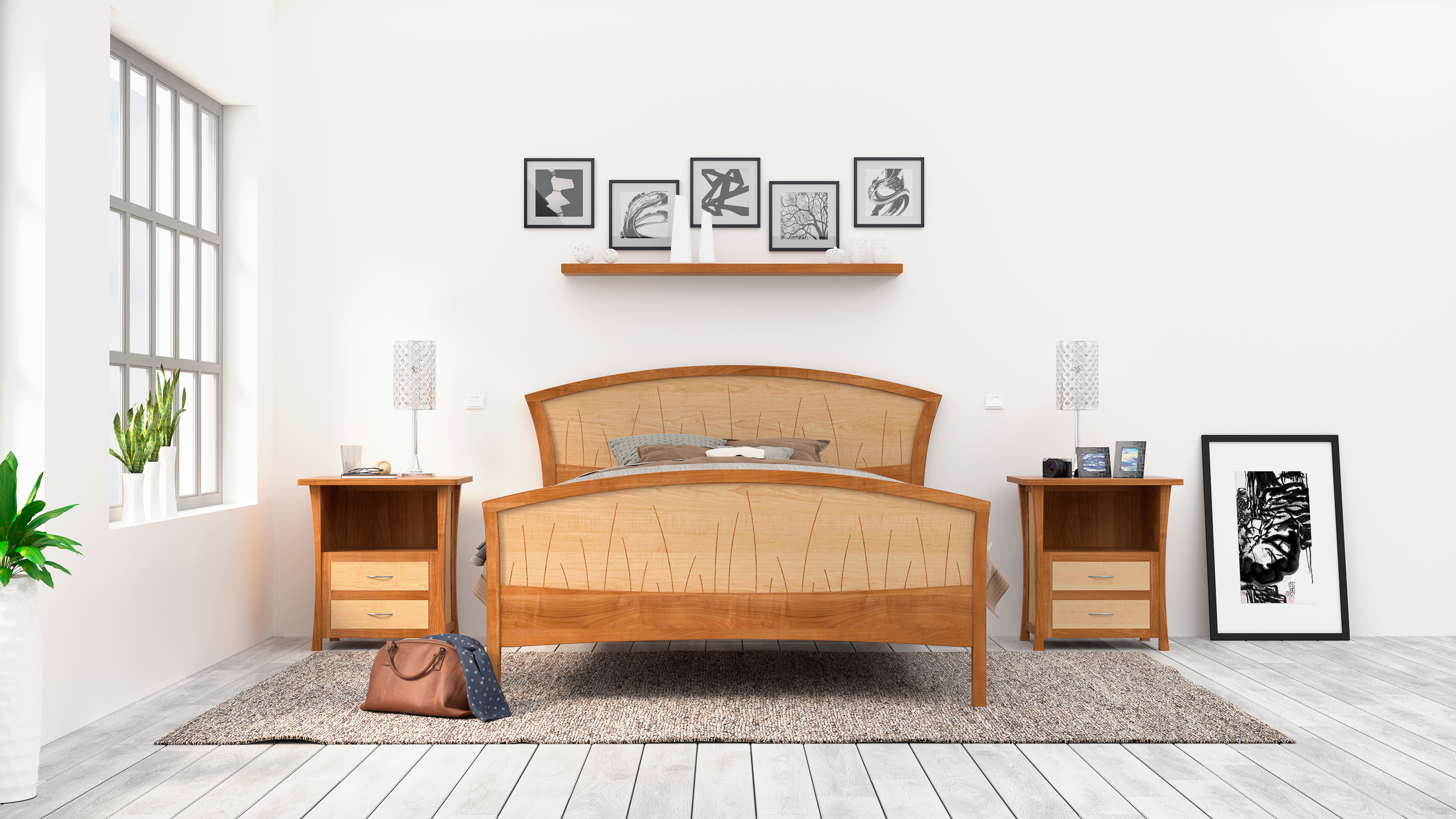 River Rushes Bed Frame With Footboard