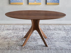 Kapok Eliptical Oval Pedestal Table