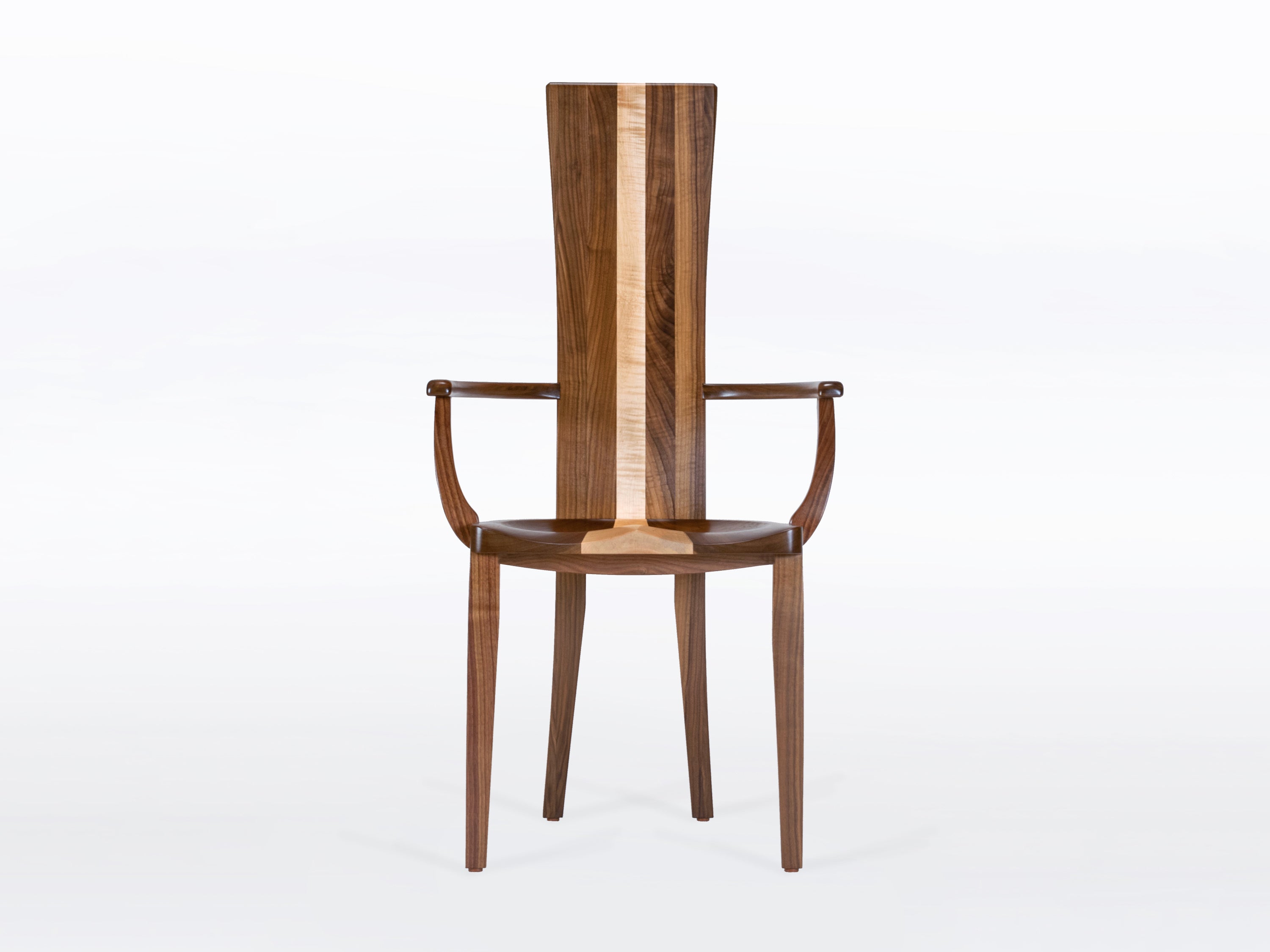 Gazelle High Back Armchair with Stripe