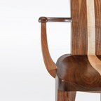 Gazelle High Back Armchair with Stripe