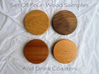 Wood And Fabric Sample Pack / Drink Coasters