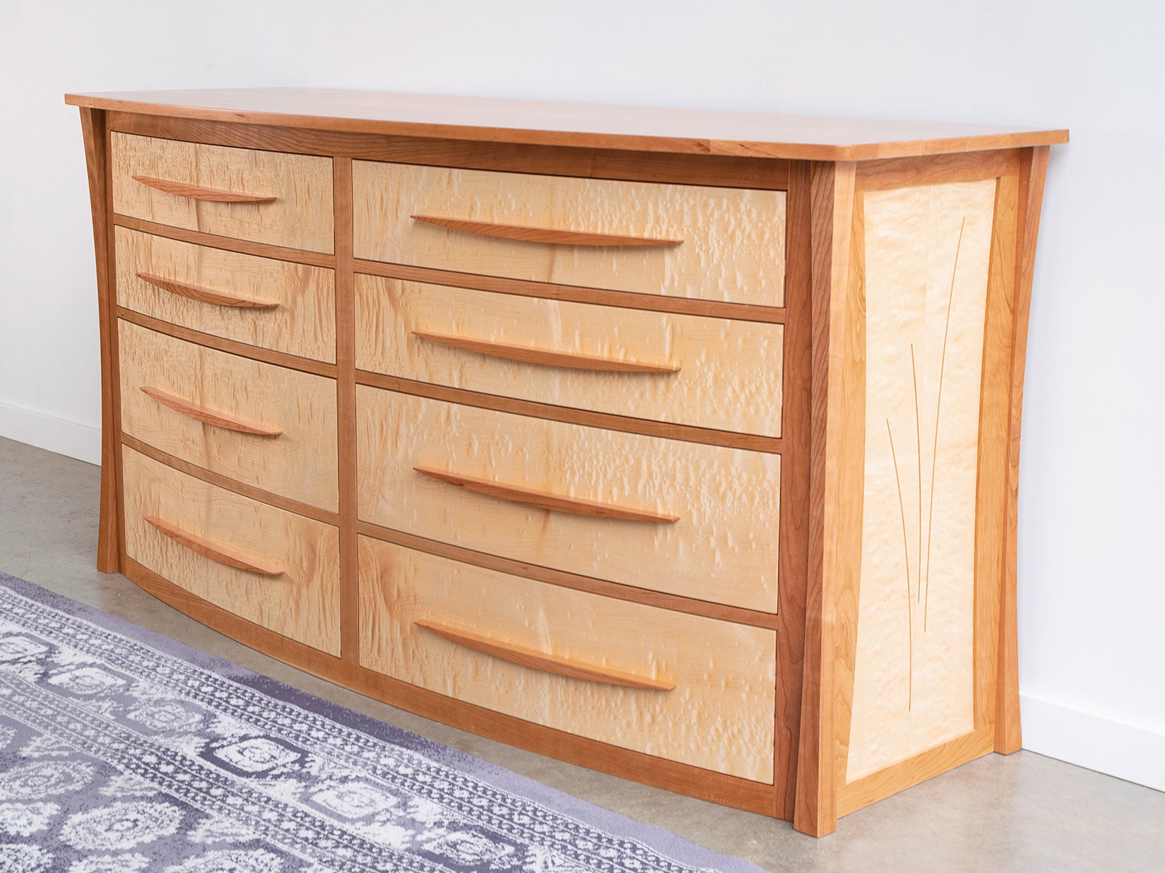 curved dresser Clio Rounded Dresser, Bleached Bone