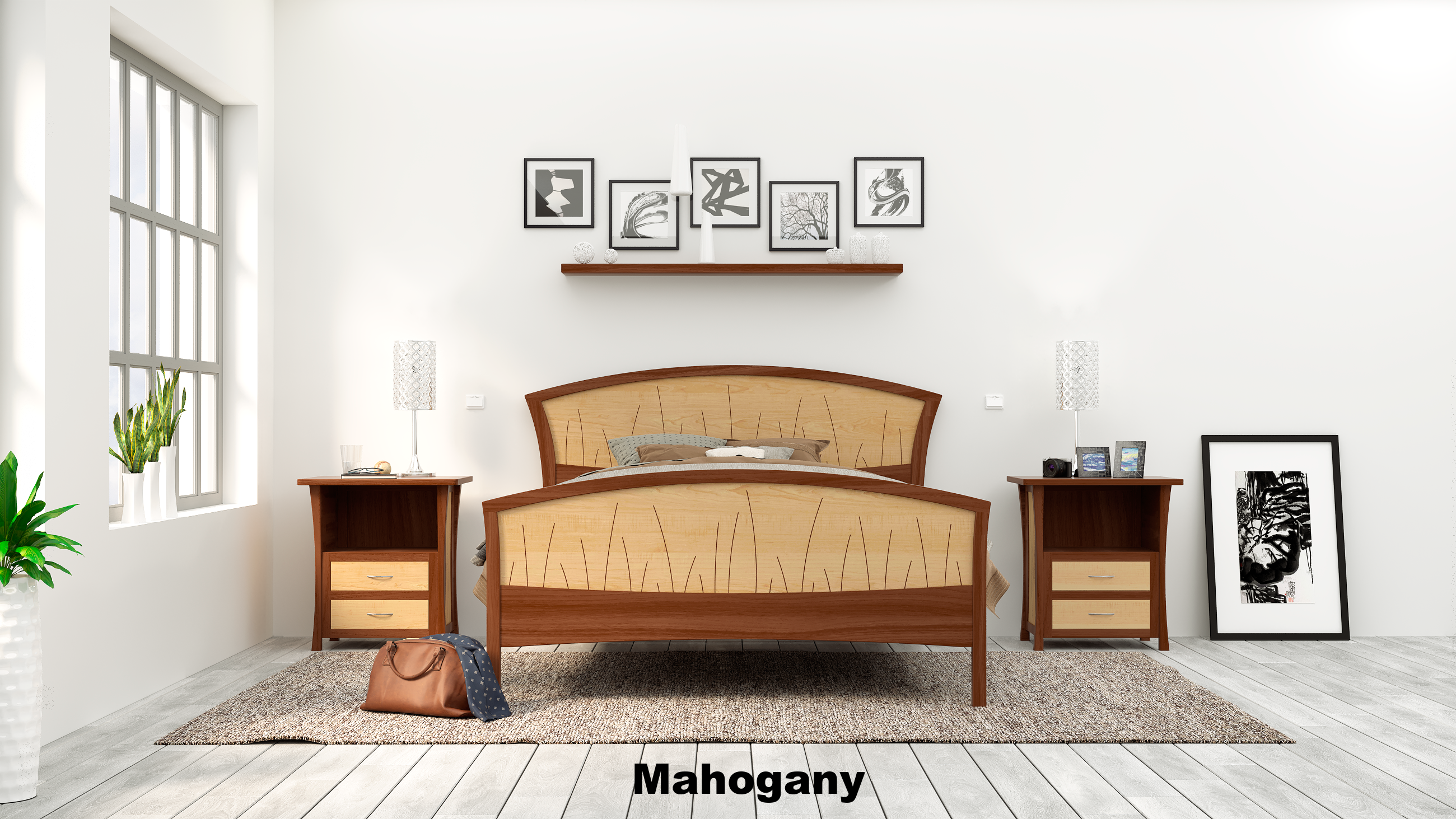 River Rushes Bed Frame With Footboard