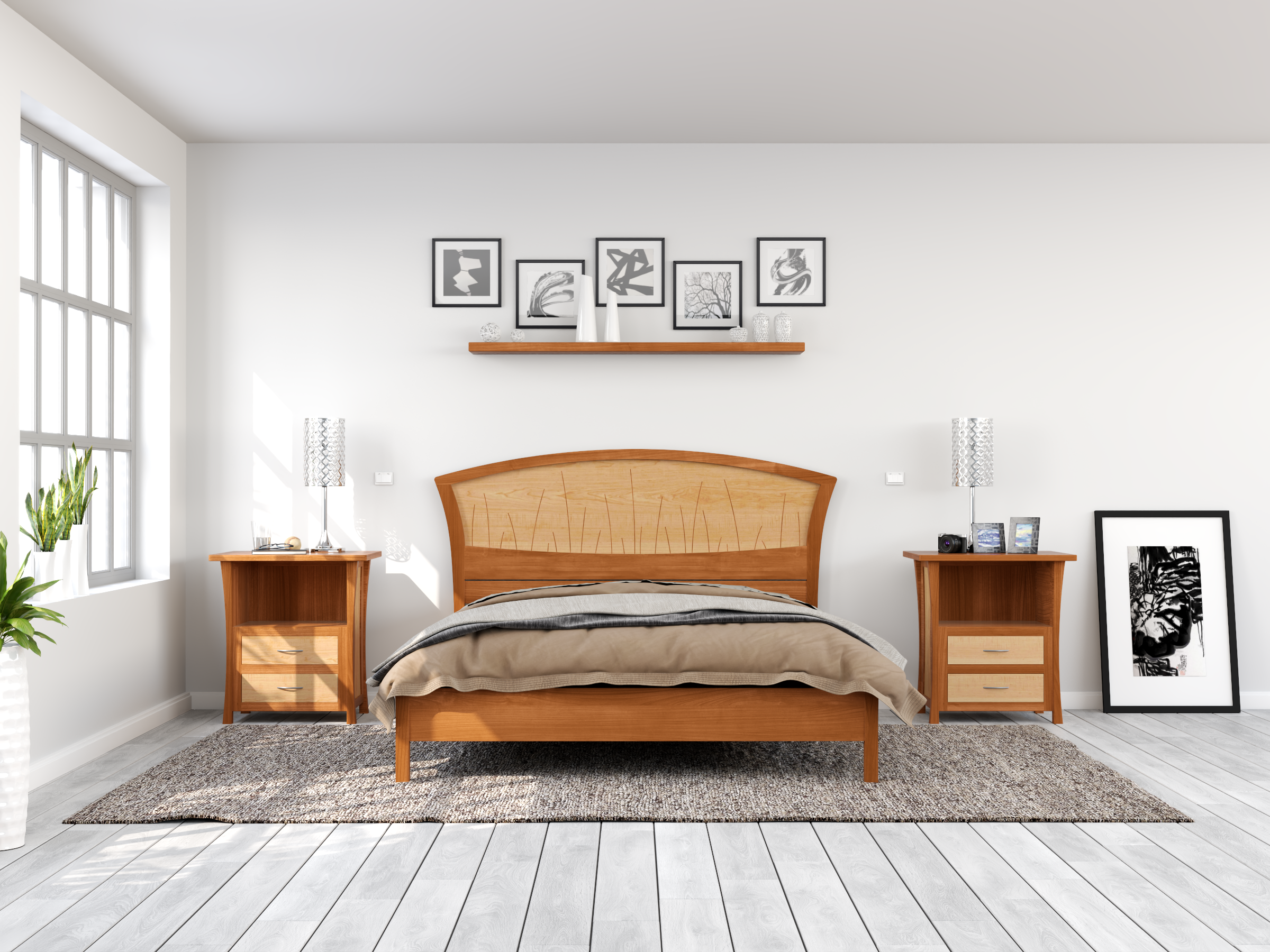 River Rushes Bed Frame Without Footboard