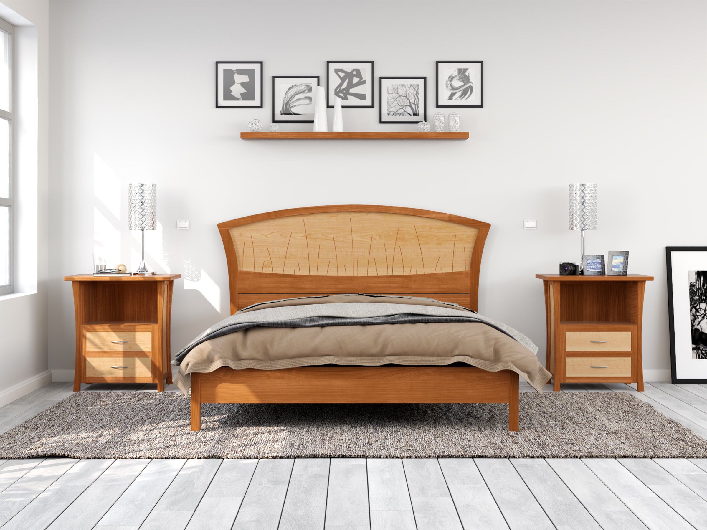 River Rushes Bed Frame Without Footboard