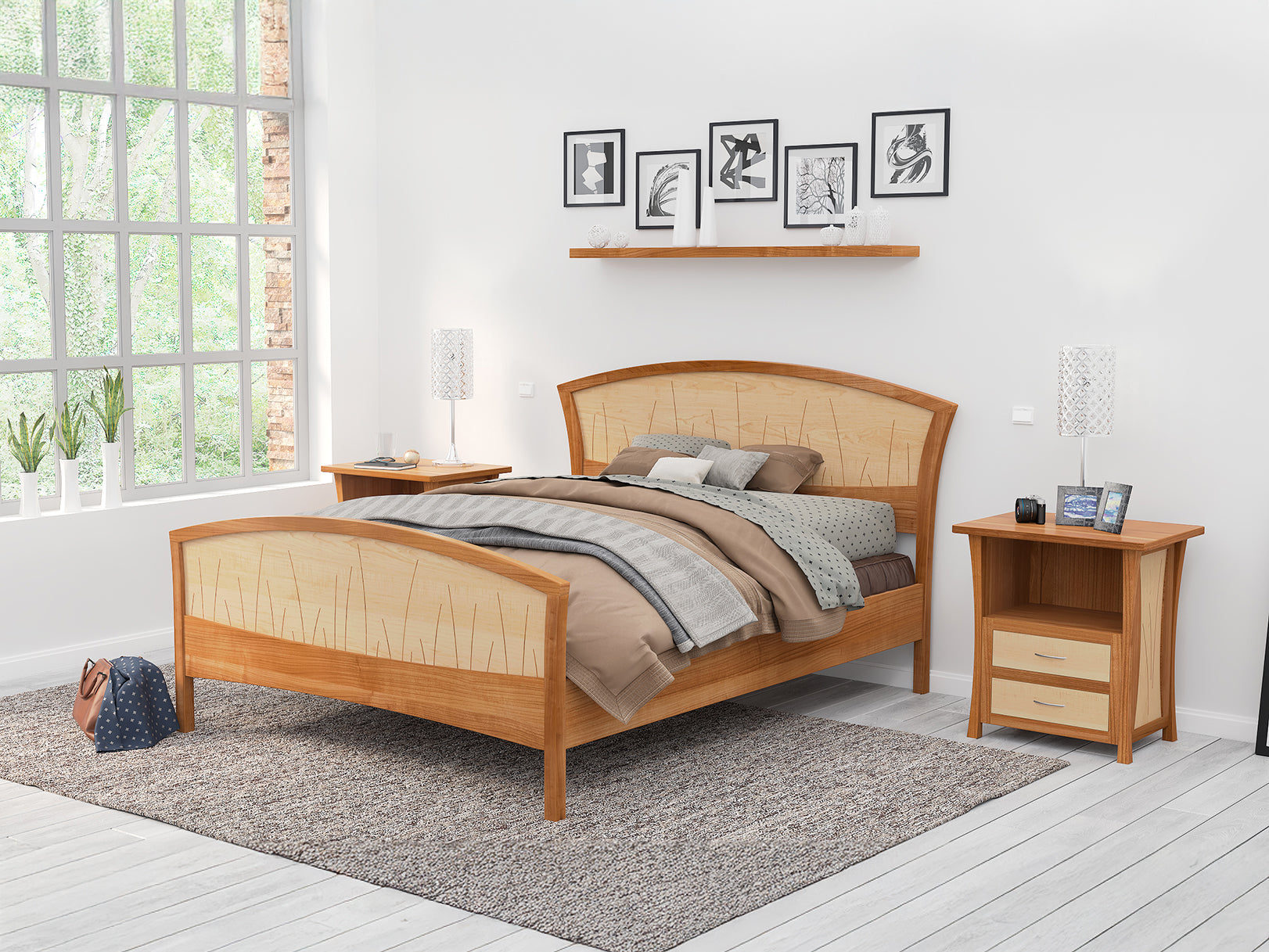 River Rushes Bed Frame With Footboard