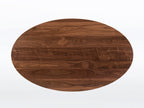 Kapok Eliptical Oval Pedestal Table