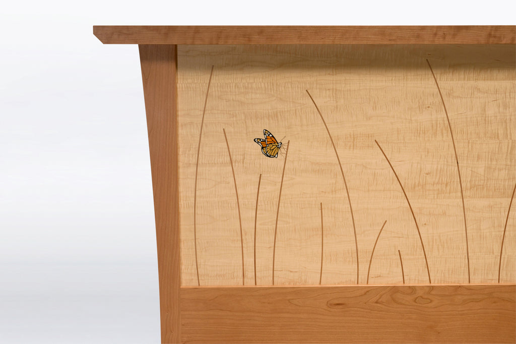 Butterfly Inlay For Beds - Add A Butterfly To Your Bed