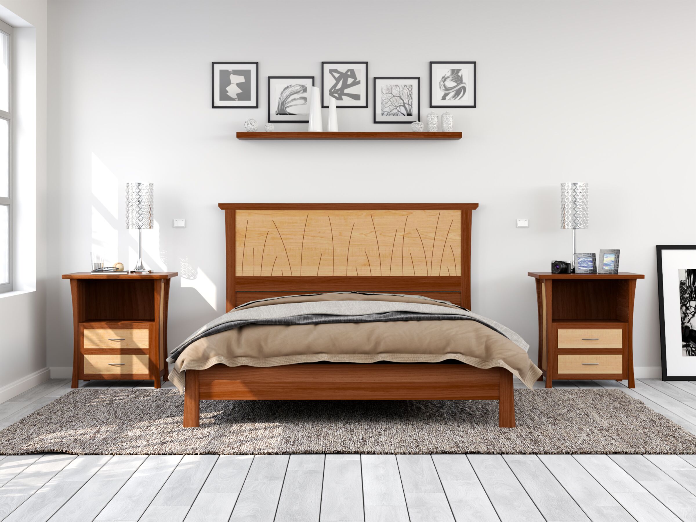 Prairie Bed Frame - Mahogany