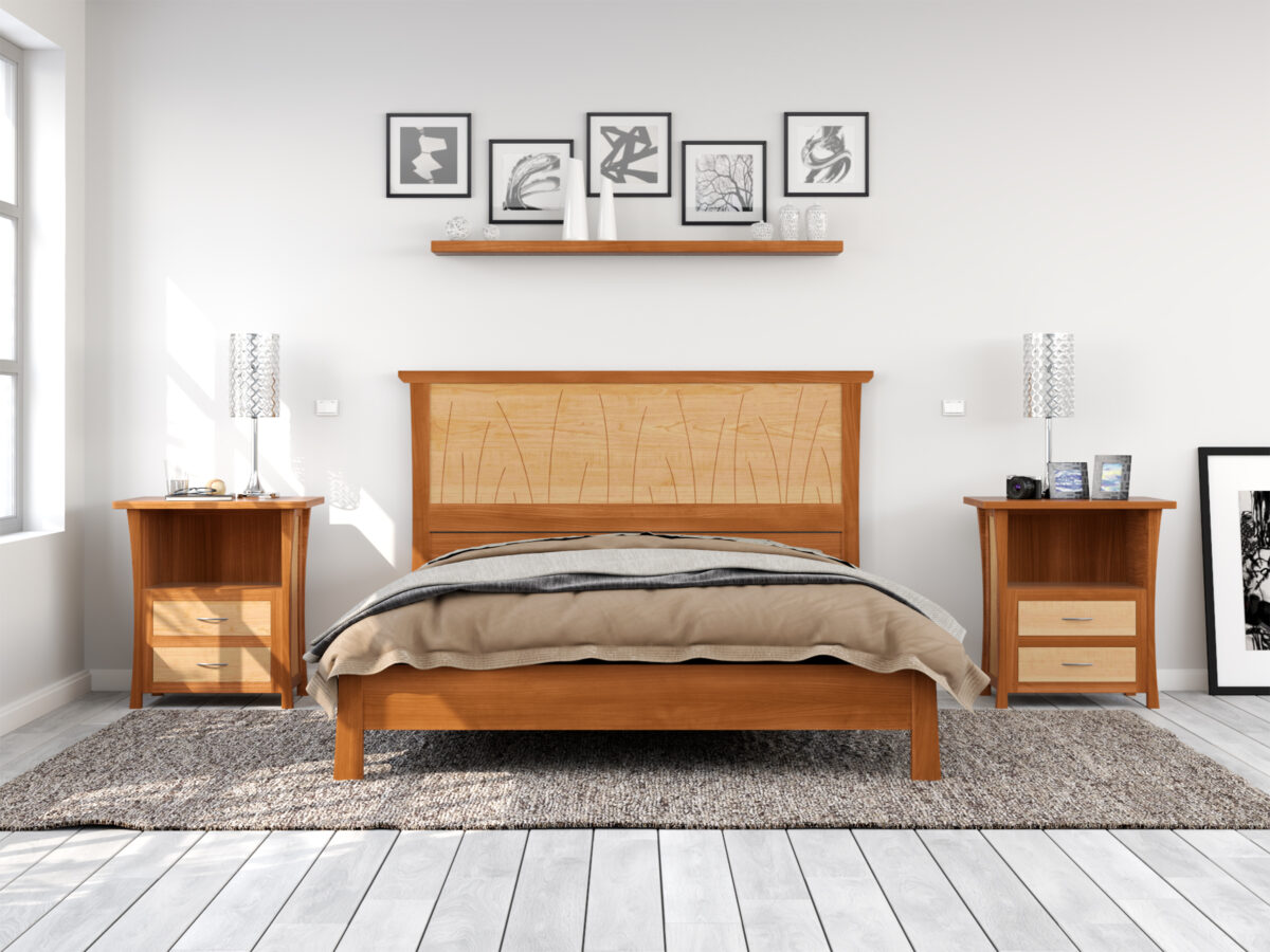 Prairie Bed Frame - Cherry