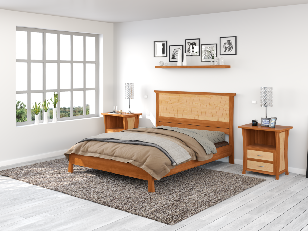 Prairie Bed Frame - Cherry - Image 2