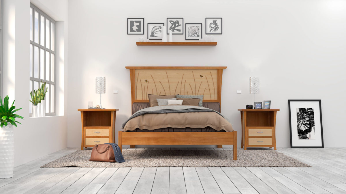 Butterfly Platform Bed Frame